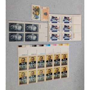 USPS Vintage Postage Stamp Lot Martin Luther King Steinbeck 15c Excellent Mint